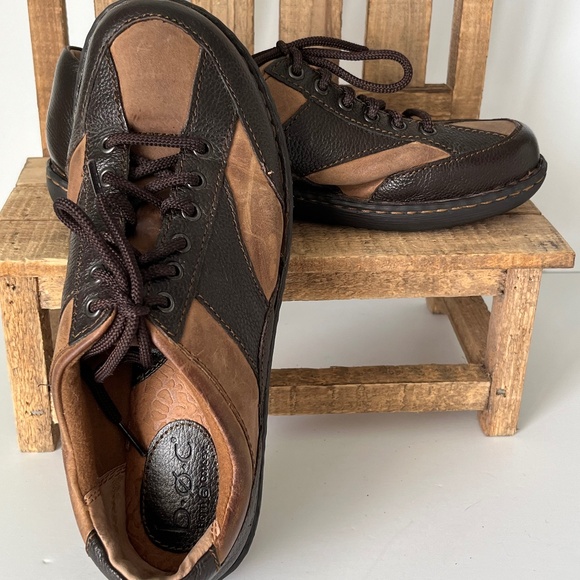 B.O.C. Born Concept Women’s Two Tone Brown Leather Oxford 8 - Picture 1 of 10